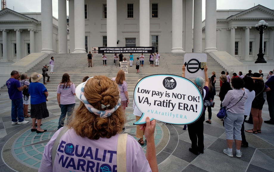 ERA event on Virginia Capitol steps